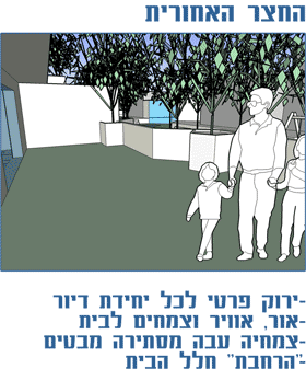 ארכיטקטורה - החצר האחורית